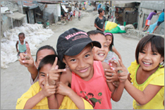 スタディツアー参加者が撮影したフィリピンの子どもたち