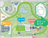 グローバルフェスタJAPAN 2012会場全体図