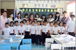 カパティが支援している幼児教育施設での集合写真